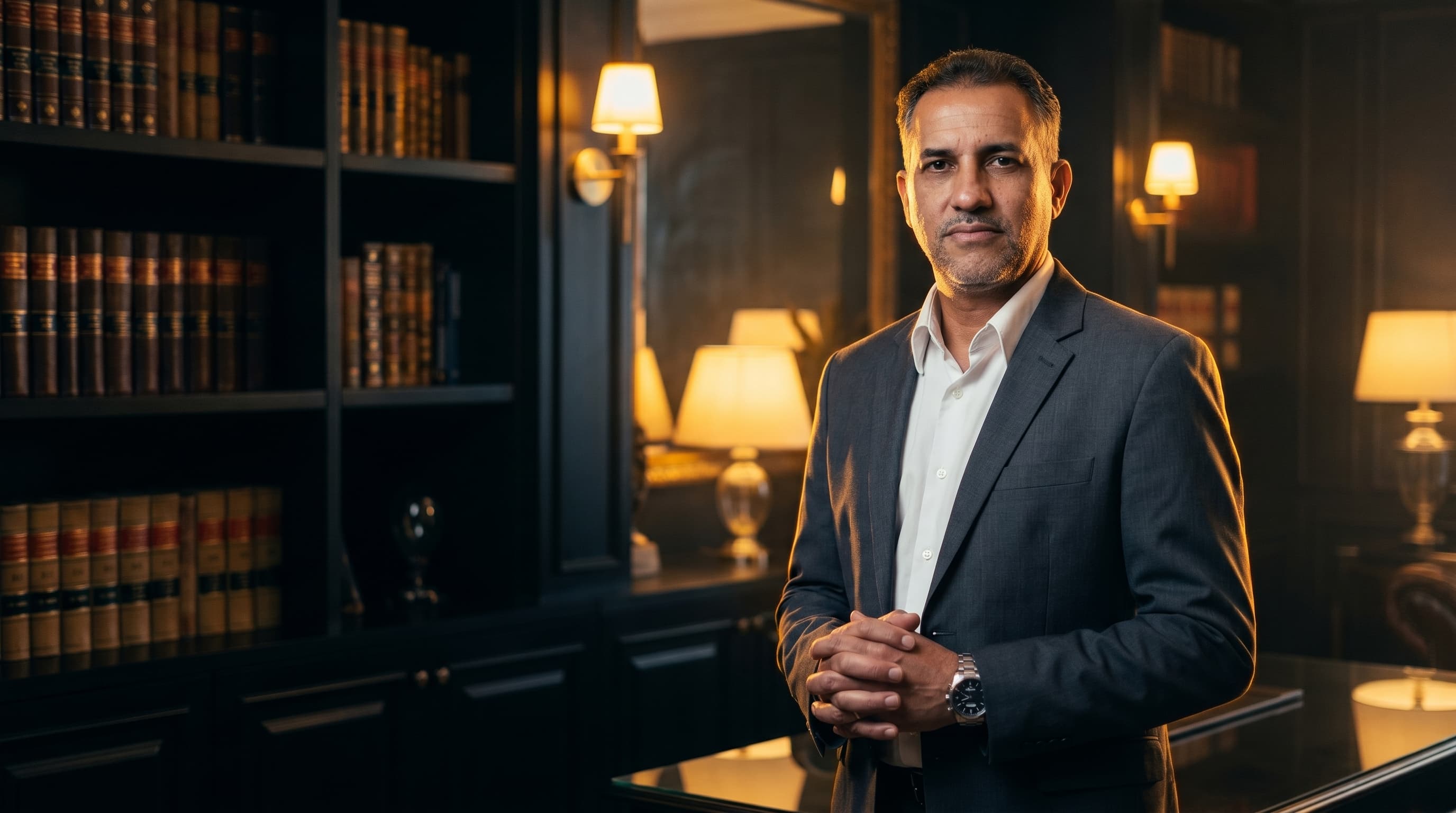Cleomar Faria em escritório de advocacia